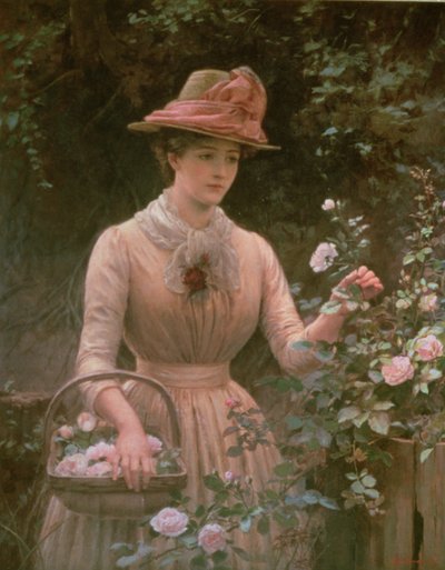 Rosen pflücken von Charles Sillem Lidderdale